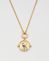 Scorpio Zodiac Spinner Necklace