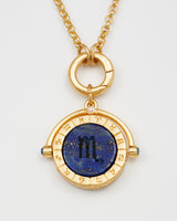 Scorpio Zodiac Spinner Necklace
