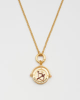 Sagittarius Zodiac Spinner Necklace
