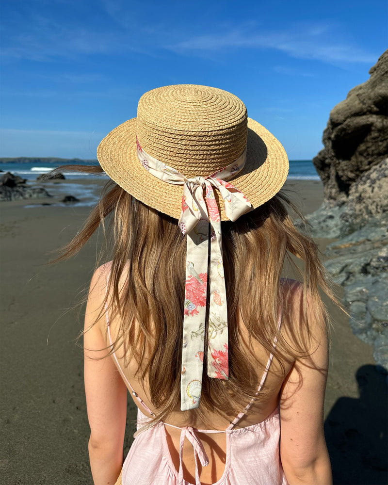 Whispering Sand Vintage Sand Raffia Hat