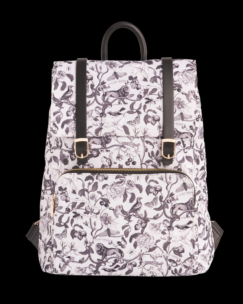 Tree Of Life Backpack - Black/White
