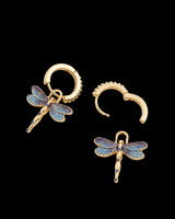 Dragonfly Crystal Earrings