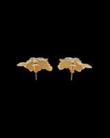 Enamel Hydrangea Earrings