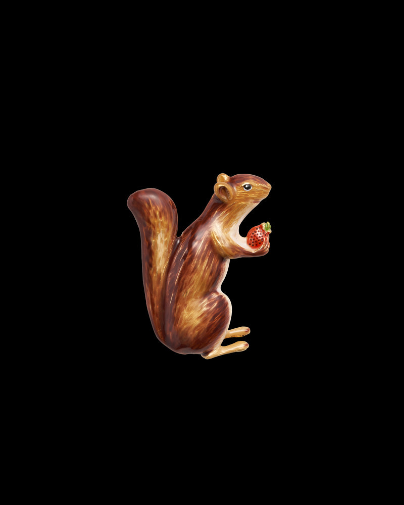Cheeky Squirrel Brooch