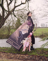 Jessica Roux Strength Tarot Tales Blanket Scarf