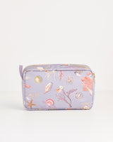 Whispering Sands Powder Blue Cosmetic Pouch