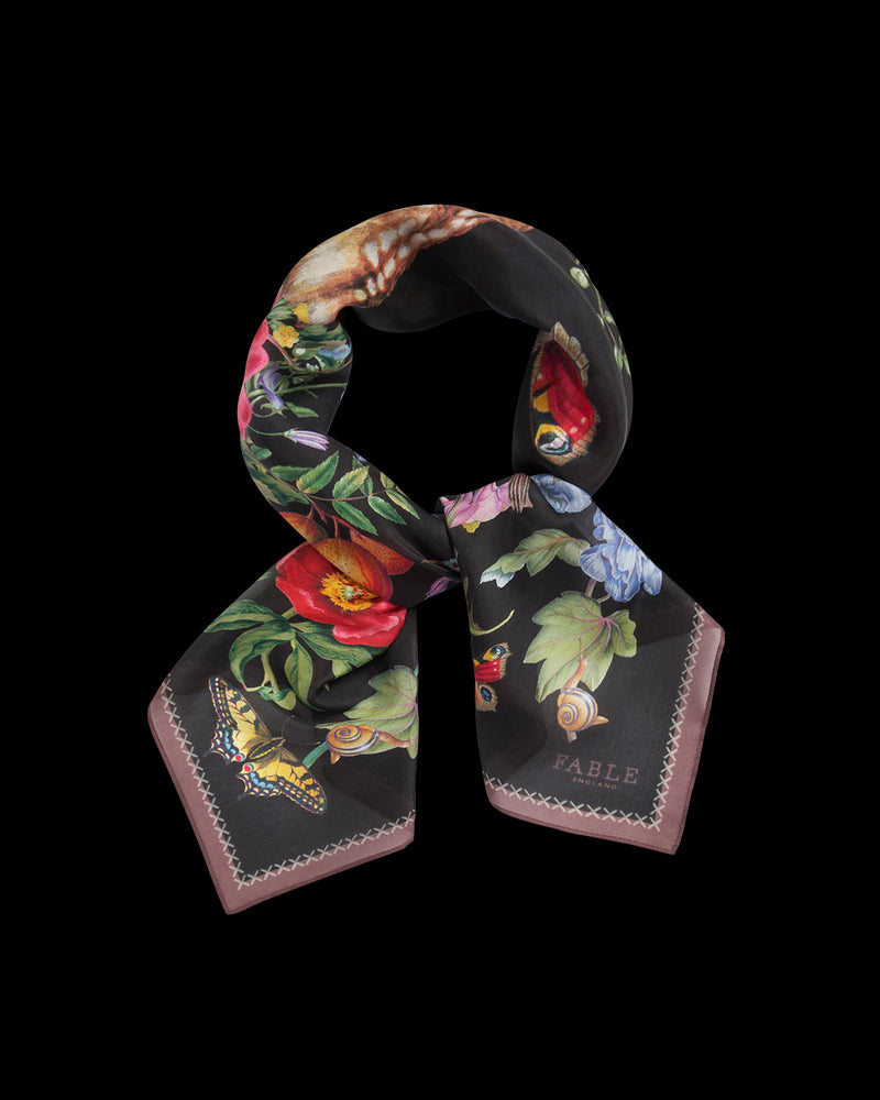 Alice's Garden Square Scarf