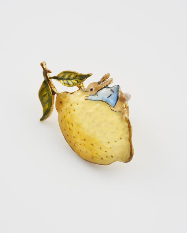 Fable England x Peter Rabbit Lemon Brooch