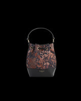 Deco Bloom Black Bucket Bag
