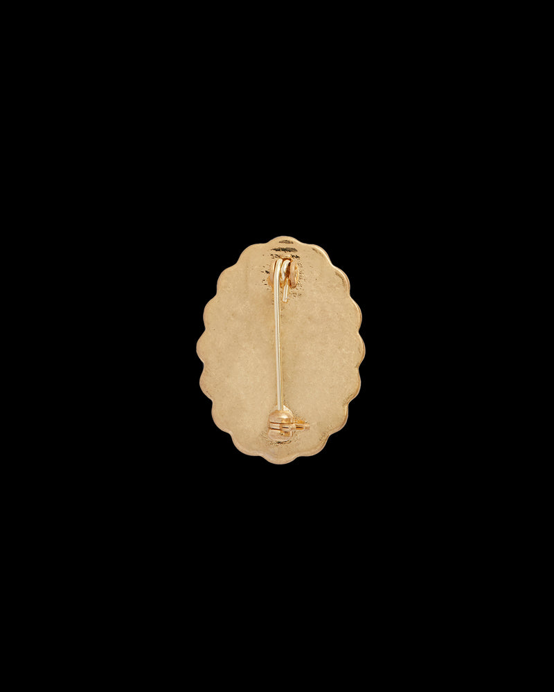 Framed Roses Brooch