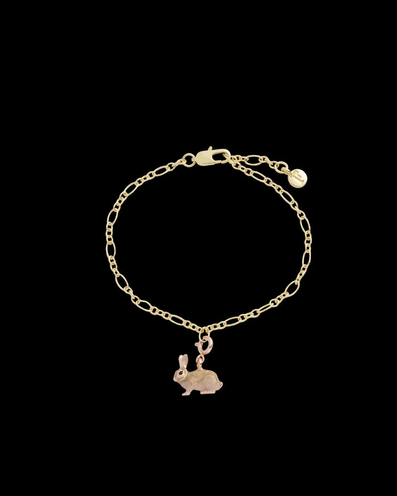 Enamel Rabbit Charm