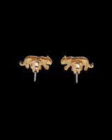 Leopard Stud Earrings