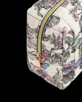 Hydrangea Large Quilted Makeup Bag