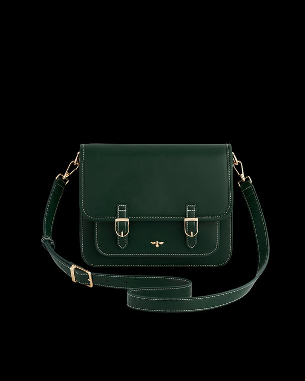 Into the Woods Green Classic Satchel