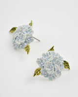 Hydrangea Silver Earrings