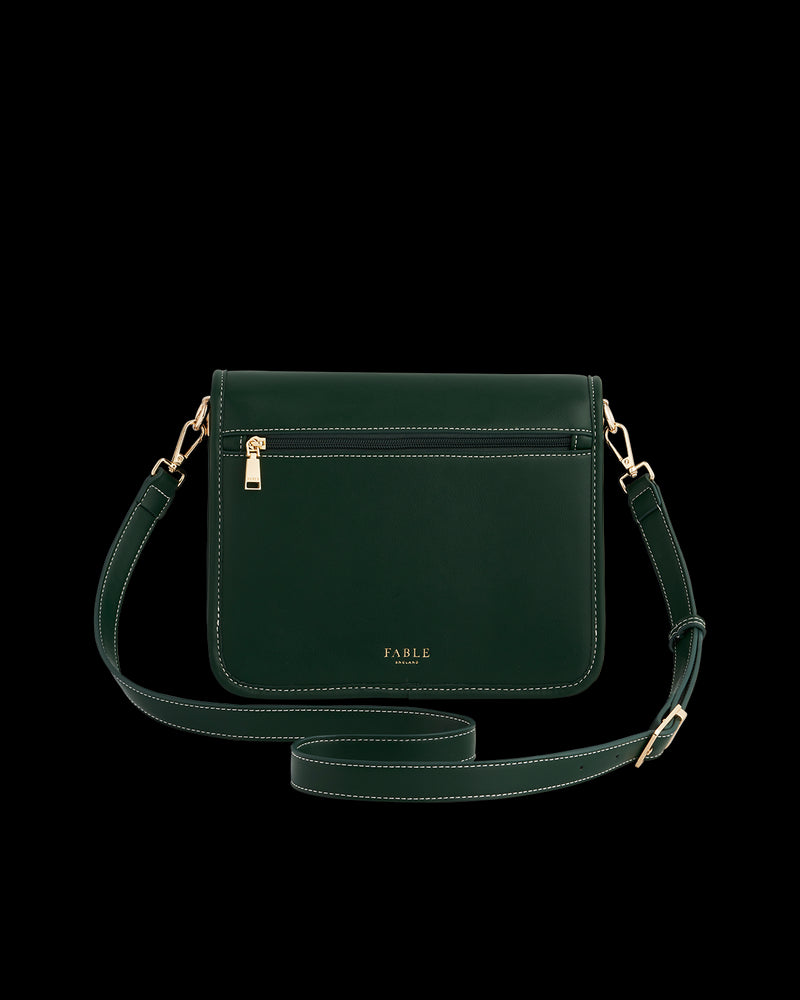 Into the Woods Green Classic Satchel