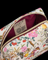 Floral Engravings Cosmetics Pouch