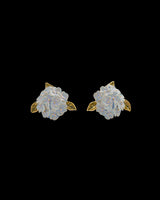Enamel Hydrangea Earrings