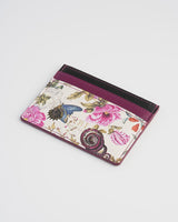 Floral Engravings Card Holder