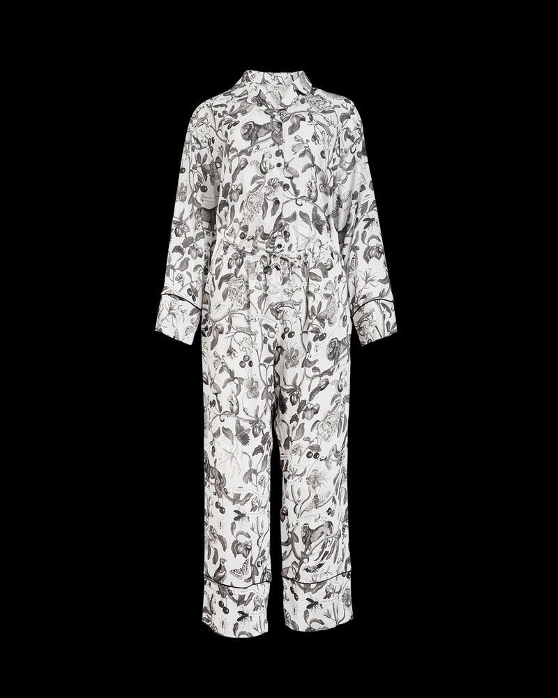 Tree of Life Monochrome - Long Pyjamas