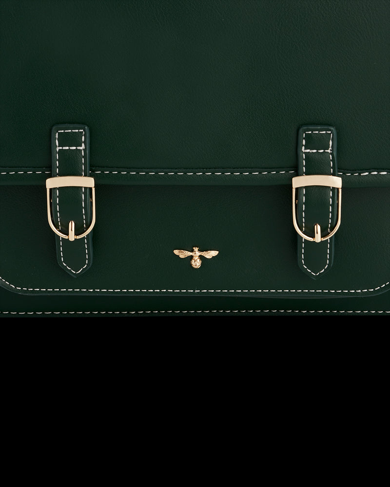 Into the Woods Green Classic Satchel