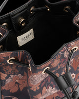 Deco Bloom Black Bucket Bag