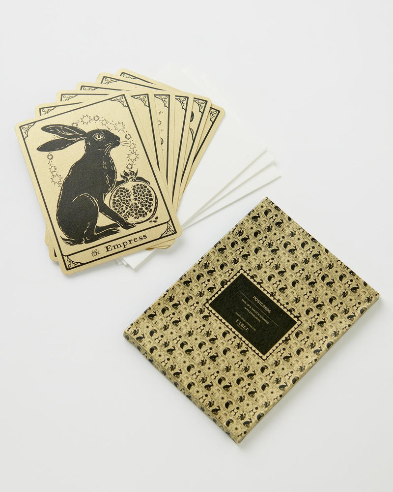 Tarot Tales Postcards Gold Metalic 6 Pack