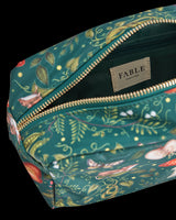 Catherine Rowe Into the Woods Green Travel Pouch