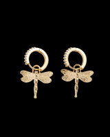 Dragonfly Crystal Earrings