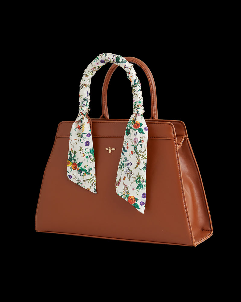 Botanical Pumpkin Tote - Tan