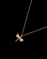 Dragonfly Crystal Necklace