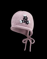 Forget-Me-Not Knitted Lilac Bonnet