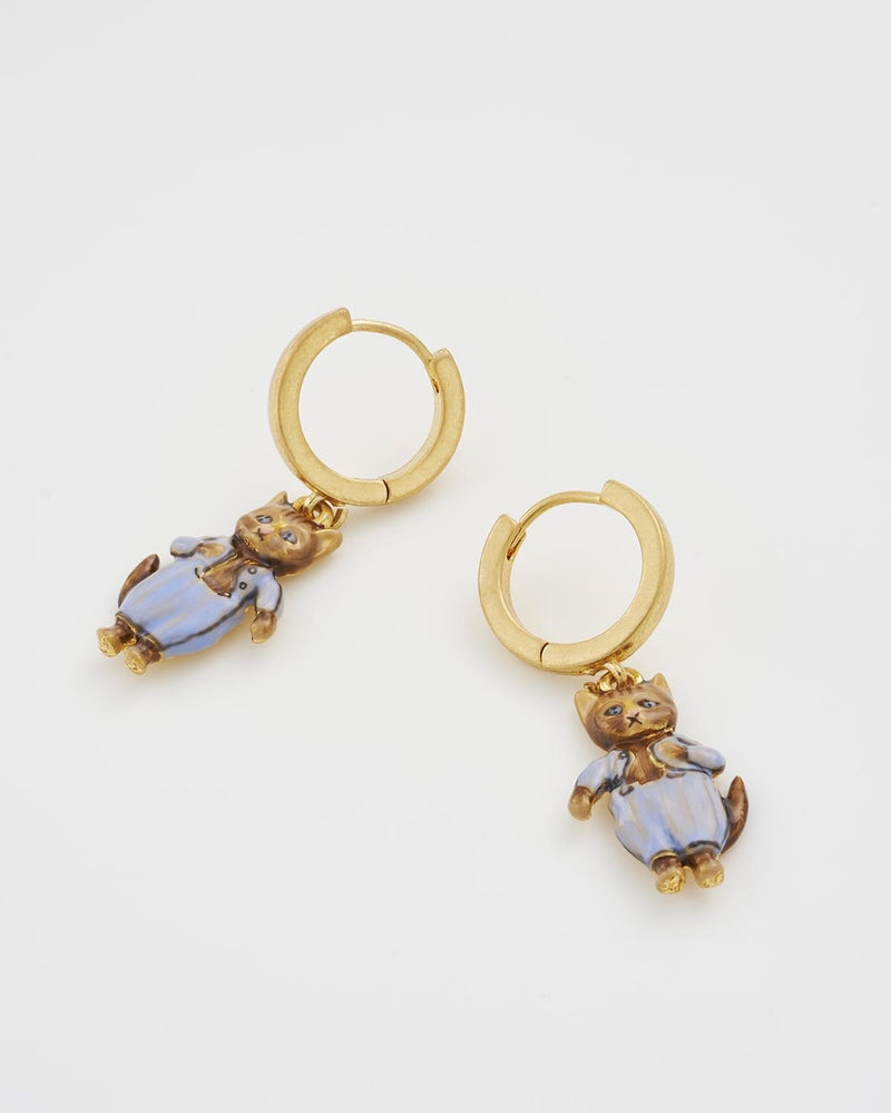 Fable England x Peter Rabbit Tom Kitten Earrings