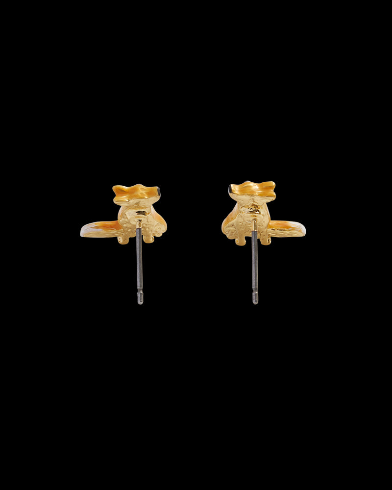 Enamel Fox Earrings