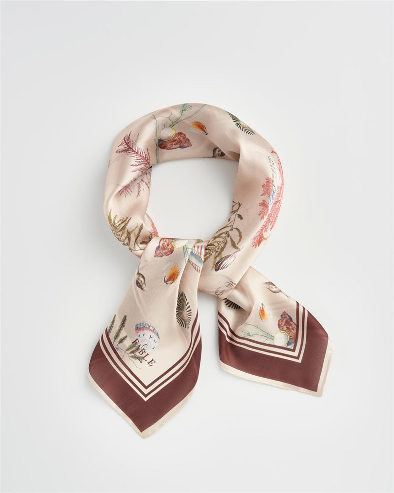 Whispering Sands Cream Square Scarf