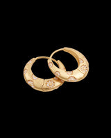 Daisy Hoop Earrings