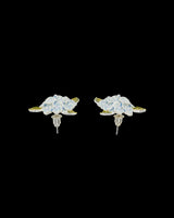Hydrangea Silver Earrings