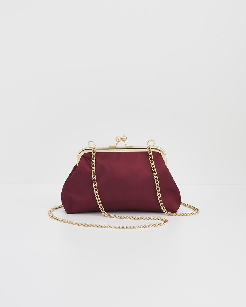 Burgundy clutch bag uk best sale