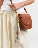 Tan Saddle Crossbody Bag