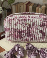 Rambling Rose Card Purse Burgundy