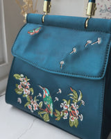 Morning Song Kingfisher Mini Teal Tote