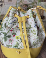 Meadow Creatures Bucket Bag - Yellow