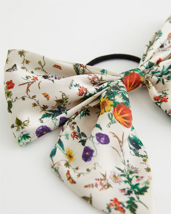 Pumpkin Ivory Oversized Bow