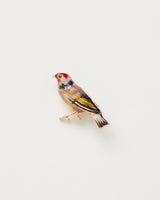 Enamel Goldfinch Brooch