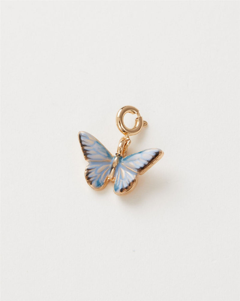 Fable Enamel Blue Butterfly Charm