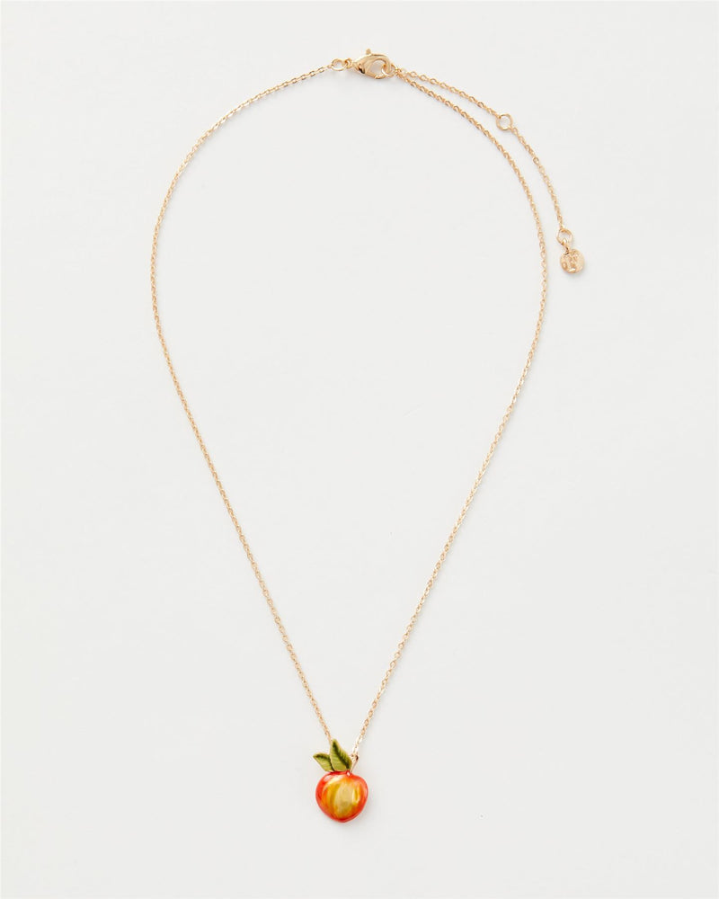 Enamel Apple Short Necklace