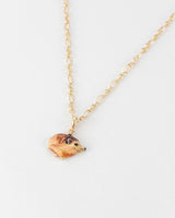 Enamel Hedgehog Collector Chain Necklace