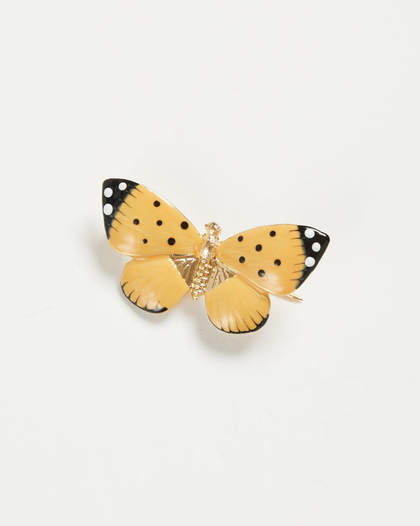 Enamel Butterfly Brooch