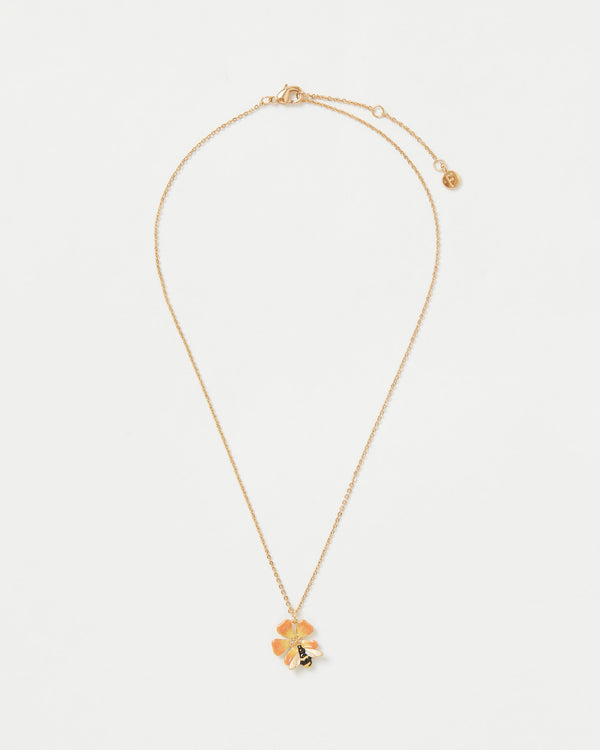 Fable Enamel Bloom & Bee Short Necklace