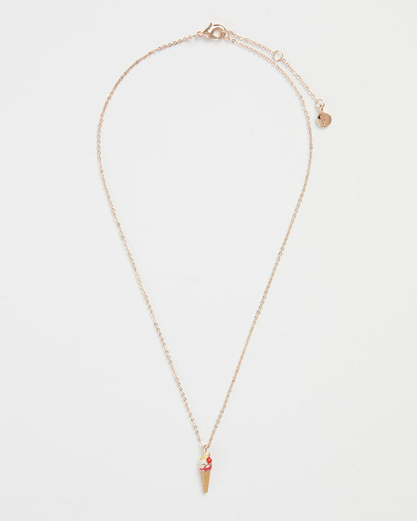 Enamel Ice Cream Short Necklace